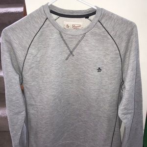 Gray Long sleeve original penguin shirt